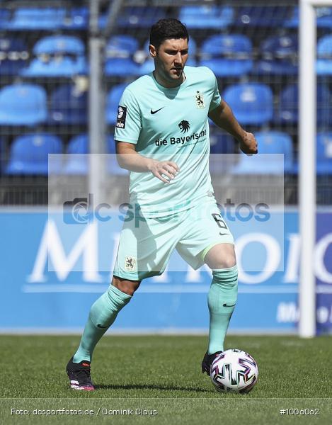 Geisterspiel, COVID-19, Pandemie, SV Waldhof Mannheim , 3. Liga, Regionalsport, Voetball, Sport, Saison 2020/2021, Le Football, Germany, Futbol, Fussball, Fotball, Deutschland, DFB, Calcio, Aktion, Action - Bild-ID: 1006062
