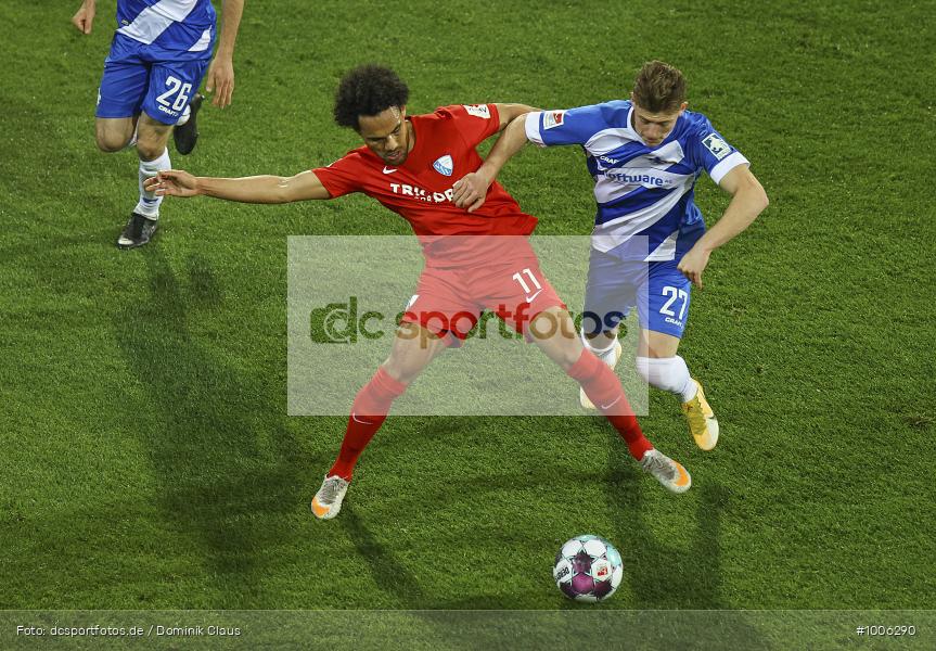 Geisterspiel, COVID-19, Pandemie, VfL Bochum, SV Darmstadt 98, 2. Bundesliga, Regionalsport, Voetball, Sport, Saison 2020/2021, Le Football, Germany, Futbol, Fussball, Fotball, Deutschland, DFB, Calcio, Aktion, Action - Bild-ID: 1006290