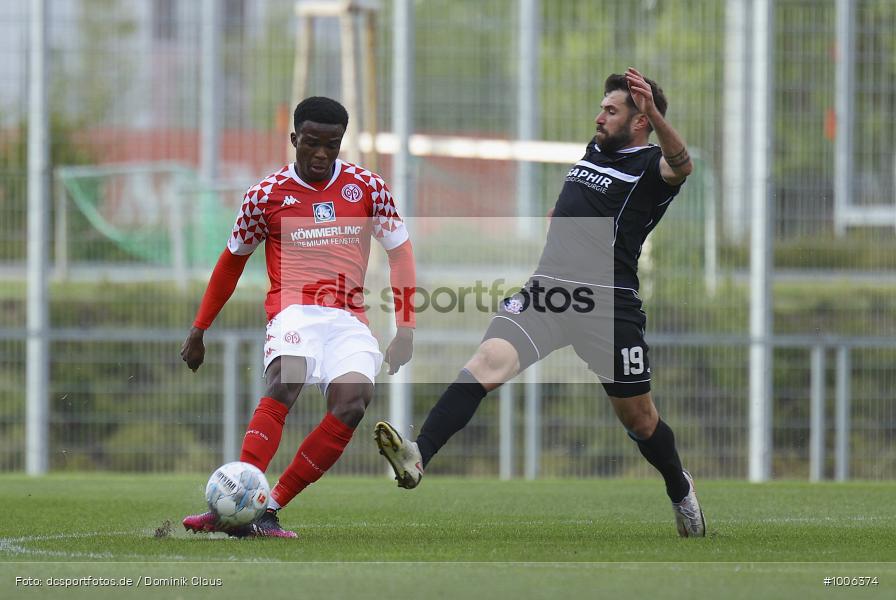 Geisterspiel, COVID-19, Pandemie, FSV Frankfurt, 1. FSV Mainz 05 U23, Regionalliga Südwest, Regionalsport, Voetball, Sport, Saison 2020/2021, Le Football, Germany, Futbol, Fussball, Fotball, Deutschland, DFB, Calcio, Aktion, Action - Bild-ID: 1006374