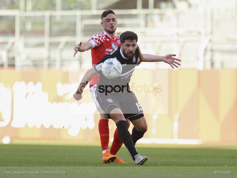 Geisterspiel, COVID-19, Pandemie, FSV Frankfurt, 1. FSV Mainz 05 U23, Regionalliga Südwest, Regionalsport, Voetball, Sport, Saison 2020/2021, Le Football, Germany, Futbol, Fussball, Fotball, Deutschland, DFB, Calcio, Aktion, Action - Bild-ID: 1006389