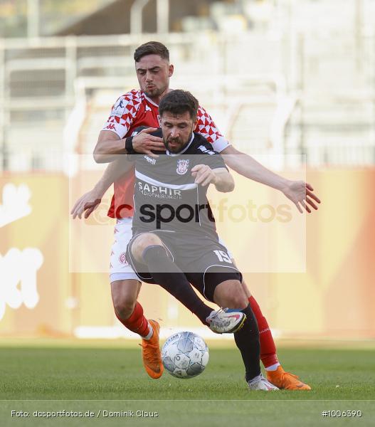 Geisterspiel, COVID-19, Pandemie, FSV Frankfurt, 1. FSV Mainz 05 U23, Regionalliga Südwest, Regionalsport, Voetball, Sport, Saison 2020/2021, Le Football, Germany, Futbol, Fussball, Fotball, Deutschland, DFB, Calcio, Aktion, Action - Bild-ID: 1006390