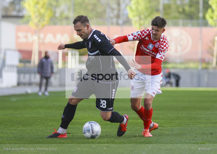 Geisterspiel, COVID-19, Pandemie, FSV Frankfurt, 1. FSV Mainz 05 U23, Regionalliga Südwest, Regionalsport, Voetball, Sport, Saison 2020/2021, Le Football, Germany, Futbol, Fussball, Fotball, Deutschland, DFB, Calcio, Aktion, Action - Bild-ID: 1006391
