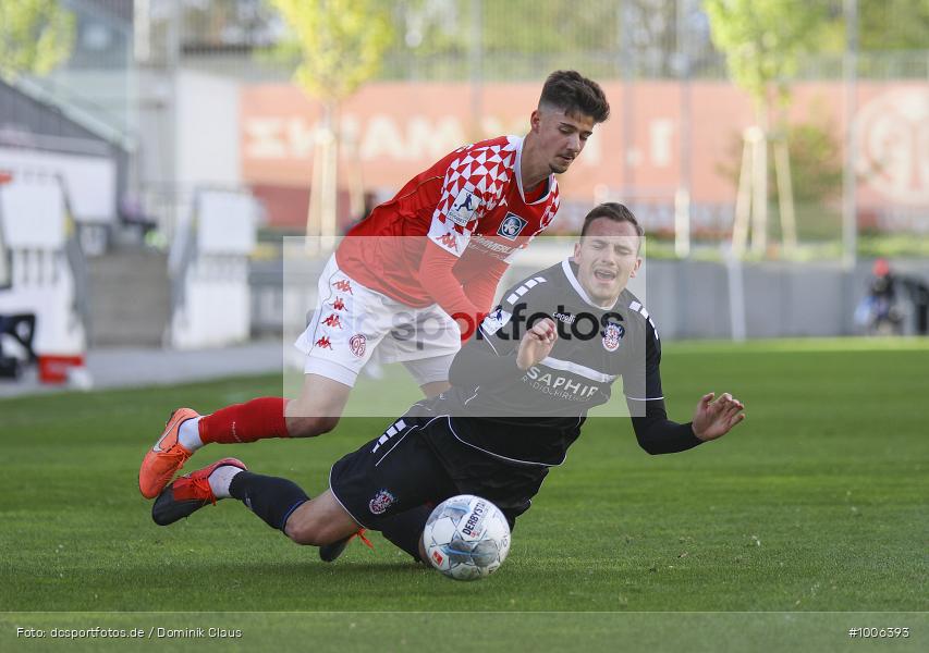 Geisterspiel, COVID-19, Pandemie, FSV Frankfurt, 1. FSV Mainz 05 U23, Regionalliga Südwest, Regionalsport, Voetball, Sport, Saison 2020/2021, Le Football, Germany, Futbol, Fussball, Fotball, Deutschland, DFB, Calcio, Aktion, Action - Bild-ID: 1006393