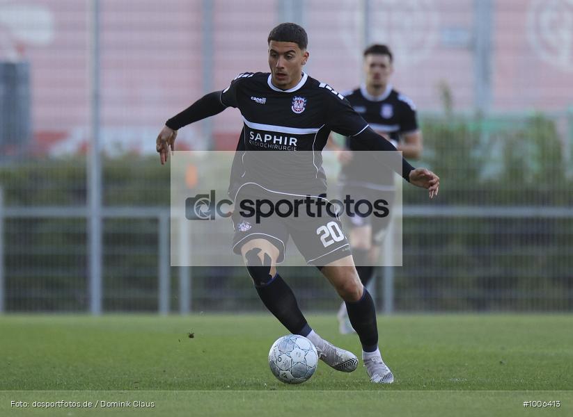 Geisterspiel, COVID-19, Pandemie, FSV Frankfurt, 1. FSV Mainz 05 U23, Regionalliga Südwest, Regionalsport, Voetball, Sport, Saison 2020/2021, Le Football, Germany, Futbol, Fussball, Fotball, Deutschland, DFB, Calcio, Aktion, Action - Bild-ID: 1006413
