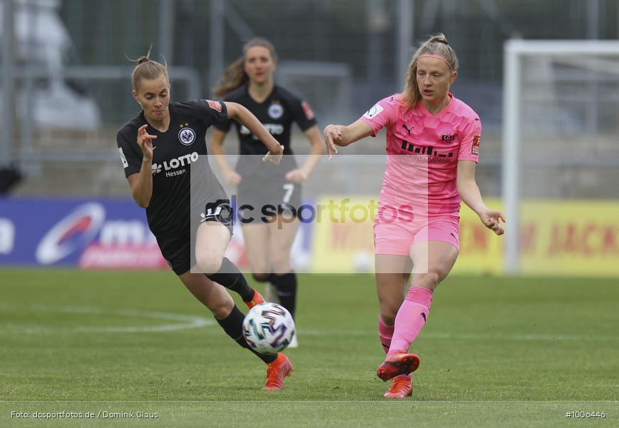 Geisterspiel, COVID-19, Pandemie, SGS Essen, Eintracht Frankfurt, Frauen, Frauen-Bundesliga, Flyeralarm, Voetball, Sport, Saison 2020/2021, Le Football, Germany, Futbol, Fussball, Fotball, Deutschland, DFB, Calcio, Aktion, Action - Bild-ID: 1006446