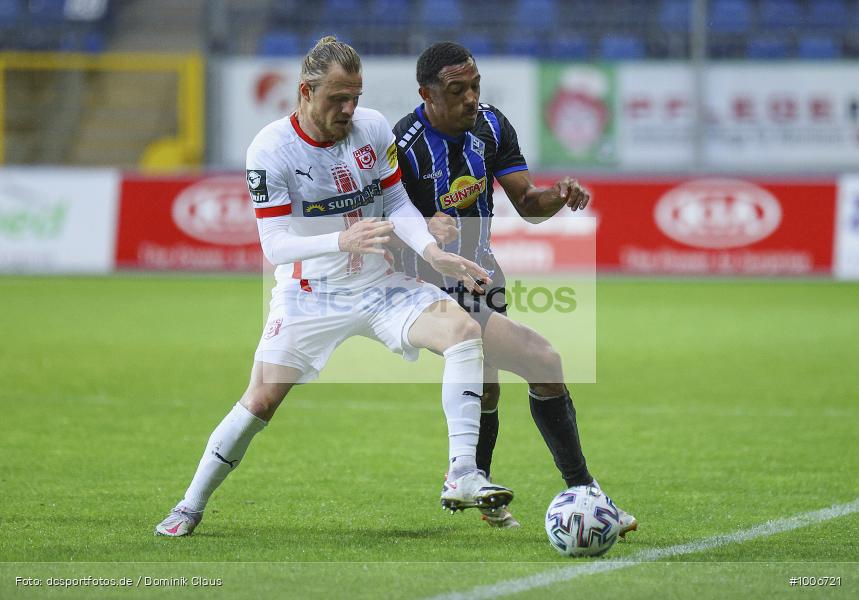 Geisterspiel, COVID-19, Pandemie, Hallescher FC, SV Waldhof Mannheim, 3. Liga, Regionalsport, Voetball, Sport, Saison 2020/2021, Le Football, Germany, Futbol, Fussball, Fotball, Deutschland, DFB, Calcio, Aktion, Action - Bild-ID: 1006721