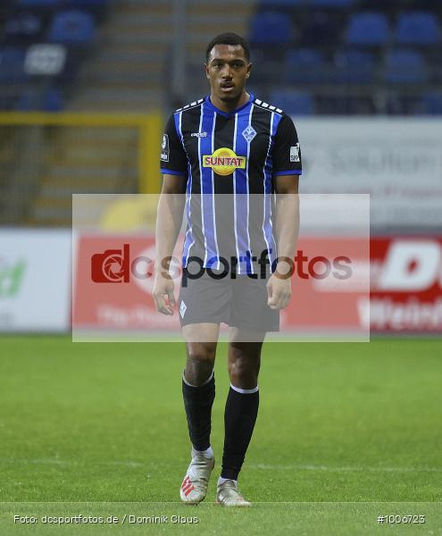 Geisterspiel, COVID-19, Pandemie, Hallescher FC, SV Waldhof Mannheim, 3. Liga, Regionalsport, Voetball, Sport, Saison 2020/2021, Le Football, Germany, Futbol, Fussball, Fotball, Deutschland, DFB, Calcio, Aktion, Action - Bild-ID: 1006723