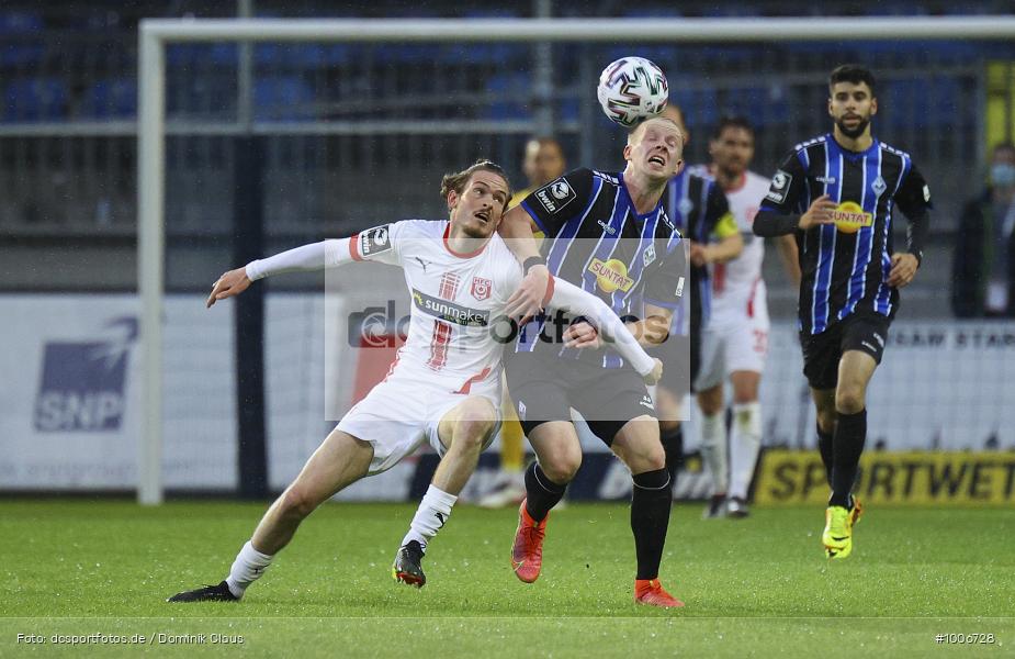 Geisterspiel, COVID-19, Pandemie, Hallescher FC, SV Waldhof Mannheim, 3. Liga, Regionalsport, Voetball, Sport, Saison 2020/2021, Le Football, Germany, Futbol, Fussball, Fotball, Deutschland, DFB, Calcio, Aktion, Action - Bild-ID: 1006728