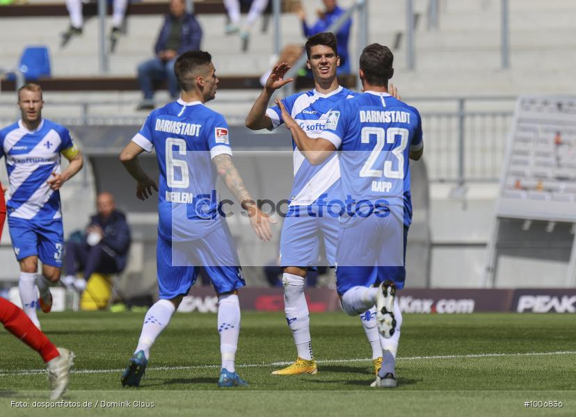 Geisterspiel, COVID-19, Pandemie, 1. FC Heidenheim, SV Darmstadt 98, 2. Bundesliga, Regionalsport, Voetball, Sport, Saison 2020/2021, Le Football, Germany, Futbol, Fussball, Fotball, Deutschland, DFB, Calcio, Aktion, Action - Bild-ID: 1006836