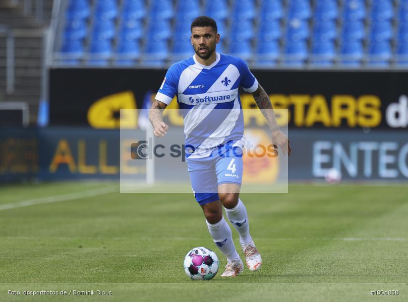 Geisterspiel, COVID-19, Pandemie, 1. FC Heidenheim, SV Darmstadt 98, 2. Bundesliga, Regionalsport, Voetball, Sport, Saison 2020/2021, Le Football, Germany, Futbol, Fussball, Fotball, Deutschland, DFB, Calcio, Aktion, Action - Bild-ID: 1006838