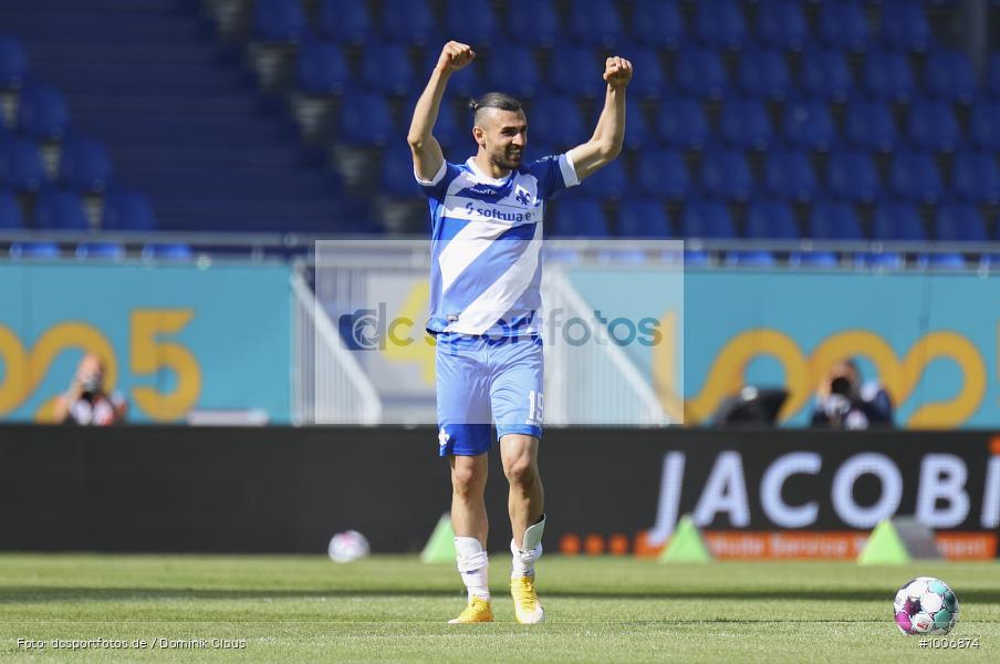 Geisterspiel, COVID-19, Pandemie, 1. FC Heidenheim, SV Darmstadt 98, 2. Bundesliga, Regionalsport, Voetball, Sport, Saison 2020/2021, Le Football, Germany, Futbol, Fussball, Fotball, Deutschland, DFB, Calcio, Aktion, Action - Bild-ID: 1006874