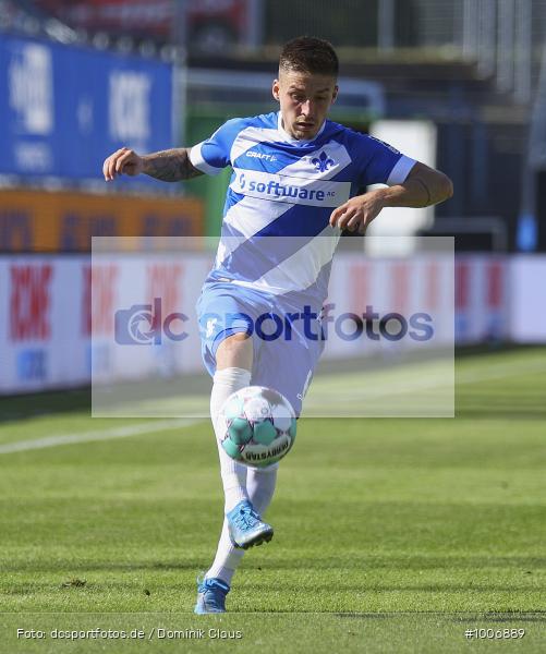 Geisterspiel, COVID-19, Pandemie, 1. FC Heidenheim, SV Darmstadt 98, 2. Bundesliga, Regionalsport, Voetball, Sport, Saison 2020/2021, Le Football, Germany, Futbol, Fussball, Fotball, Deutschland, DFB, Calcio, Aktion, Action - Bild-ID: 1006889