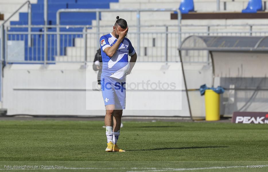 Geisterspiel, COVID-19, Pandemie, 1. FC Heidenheim, SV Darmstadt 98, 2. Bundesliga, Regionalsport, Voetball, Sport, Saison 2020/2021, Le Football, Germany, Futbol, Fussball, Fotball, Deutschland, DFB, Calcio, Aktion, Action - Bild-ID: 1006906