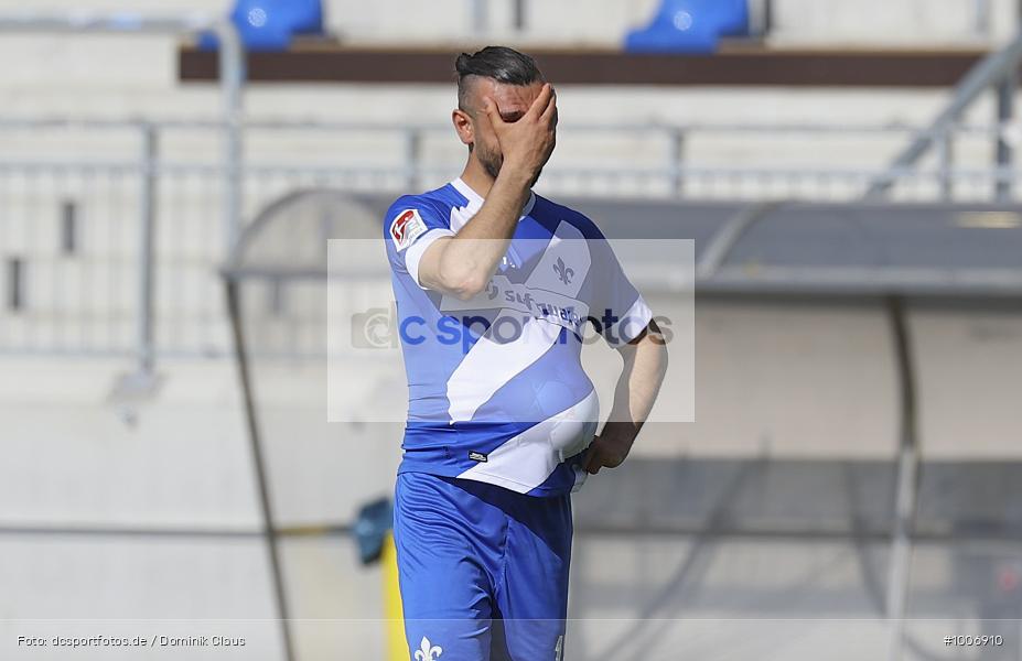 Geisterspiel, COVID-19, Pandemie, 1. FC Heidenheim, SV Darmstadt 98, 2. Bundesliga, Regionalsport, Voetball, Sport, Saison 2020/2021, Le Football, Germany, Futbol, Fussball, Fotball, Deutschland, DFB, Calcio, Aktion, Action - Bild-ID: 1006910