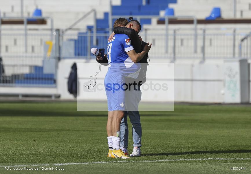 Geisterspiel, COVID-19, Pandemie, 1. FC Heidenheim, SV Darmstadt 98, 2. Bundesliga, Regionalsport, Voetball, Sport, Saison 2020/2021, Le Football, Germany, Futbol, Fussball, Fotball, Deutschland, DFB, Calcio, Aktion, Action - Bild-ID: 1006914