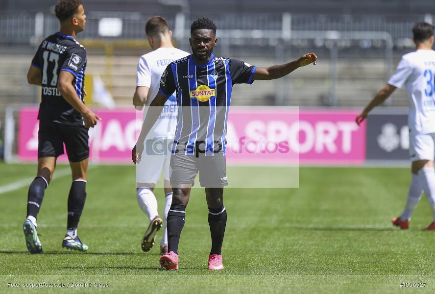 Geisterspiel, COVID-19, Pandemie, KFC Uerdingen, SV Waldhof Mannheim, 3. Liga, Regionalsport, Voetball, Sport, Saison 2020/2021, Le Football, Germany, Futbol, Fussball, Fotball, Deutschland, DFB, Calcio, Aktion, Action - Bild-ID: 1006927