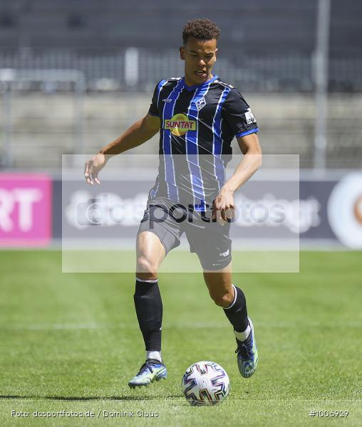 Geisterspiel, COVID-19, Pandemie, KFC Uerdingen, SV Waldhof Mannheim, 3. Liga, Regionalsport, Voetball, Sport, Saison 2020/2021, Le Football, Germany, Futbol, Fussball, Fotball, Deutschland, DFB, Calcio, Aktion, Action - Bild-ID: 1006929