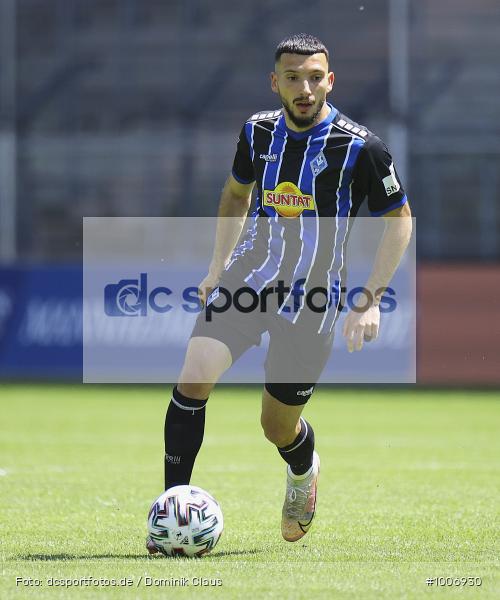 Geisterspiel, COVID-19, Pandemie, KFC Uerdingen, SV Waldhof Mannheim, 3. Liga, Regionalsport, Voetball, Sport, Saison 2020/2021, Le Football, Germany, Futbol, Fussball, Fotball, Deutschland, DFB, Calcio, Aktion, Action - Bild-ID: 1006930