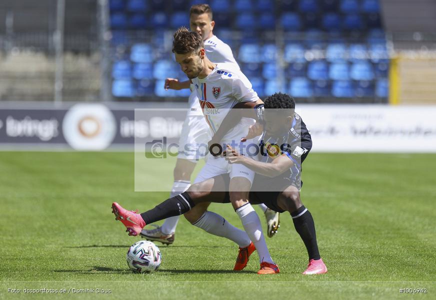 Geisterspiel, COVID-19, Pandemie, KFC Uerdingen, SV Waldhof Mannheim, 3. Liga, Regionalsport, Voetball, Sport, Saison 2020/2021, Le Football, Germany, Futbol, Fussball, Fotball, Deutschland, DFB, Calcio, Aktion, Action - Bild-ID: 1006942