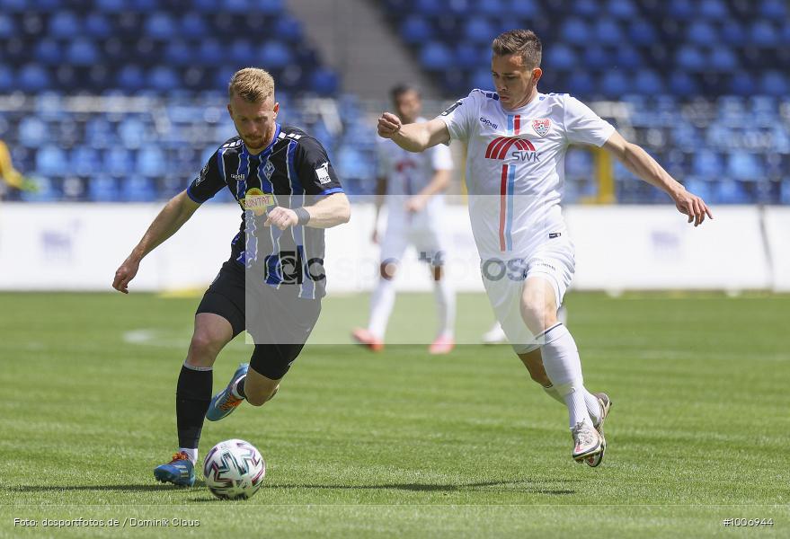 Geisterspiel, COVID-19, Pandemie, KFC Uerdingen, SV Waldhof Mannheim, 3. Liga, Regionalsport, Voetball, Sport, Saison 2020/2021, Le Football, Germany, Futbol, Fussball, Fotball, Deutschland, DFB, Calcio, Aktion, Action - Bild-ID: 1006944