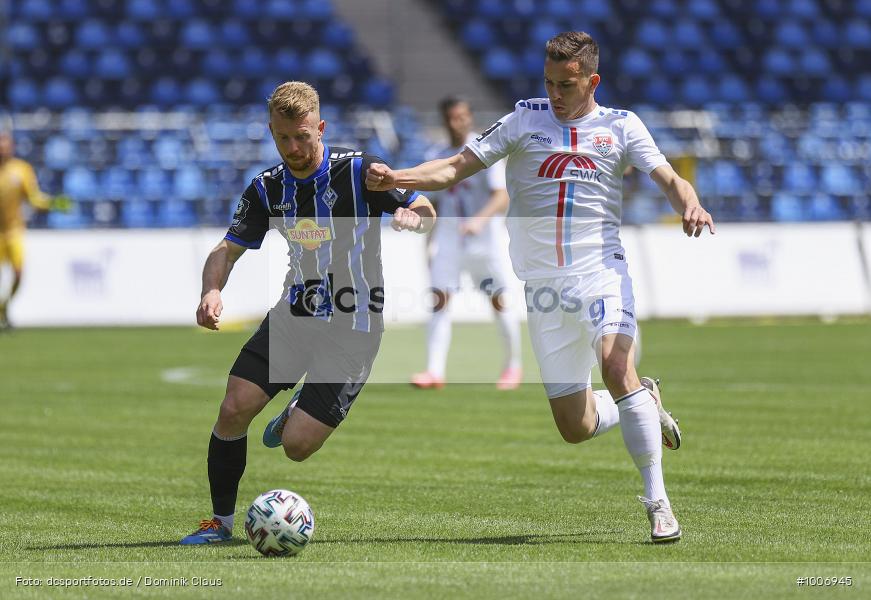 Geisterspiel, COVID-19, Pandemie, KFC Uerdingen, SV Waldhof Mannheim, 3. Liga, Regionalsport, Voetball, Sport, Saison 2020/2021, Le Football, Germany, Futbol, Fussball, Fotball, Deutschland, DFB, Calcio, Aktion, Action - Bild-ID: 1006945