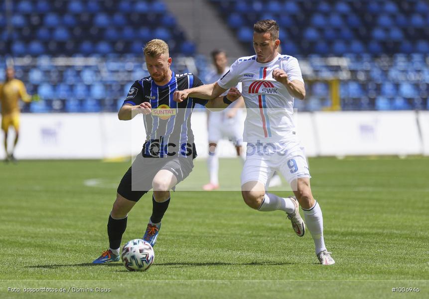 Geisterspiel, COVID-19, Pandemie, KFC Uerdingen, SV Waldhof Mannheim, 3. Liga, Regionalsport, Voetball, Sport, Saison 2020/2021, Le Football, Germany, Futbol, Fussball, Fotball, Deutschland, DFB, Calcio, Aktion, Action - Bild-ID: 1006946