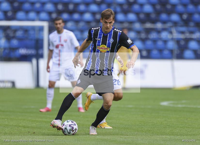 Geisterspiel, COVID-19, Pandemie, KFC Uerdingen, SV Waldhof Mannheim, 3. Liga, Regionalsport, Voetball, Sport, Saison 2020/2021, Le Football, Germany, Futbol, Fussball, Fotball, Deutschland, DFB, Calcio, Aktion, Action - Bild-ID: 1006959