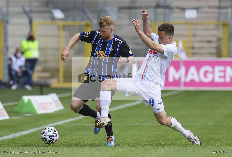 Geisterspiel, COVID-19, Pandemie, KFC Uerdingen, SV Waldhof Mannheim, 3. Liga, Regionalsport, Voetball, Sport, Saison 2020/2021, Le Football, Germany, Futbol, Fussball, Fotball, Deutschland, DFB, Calcio, Aktion, Action - Bild-ID: 1006971