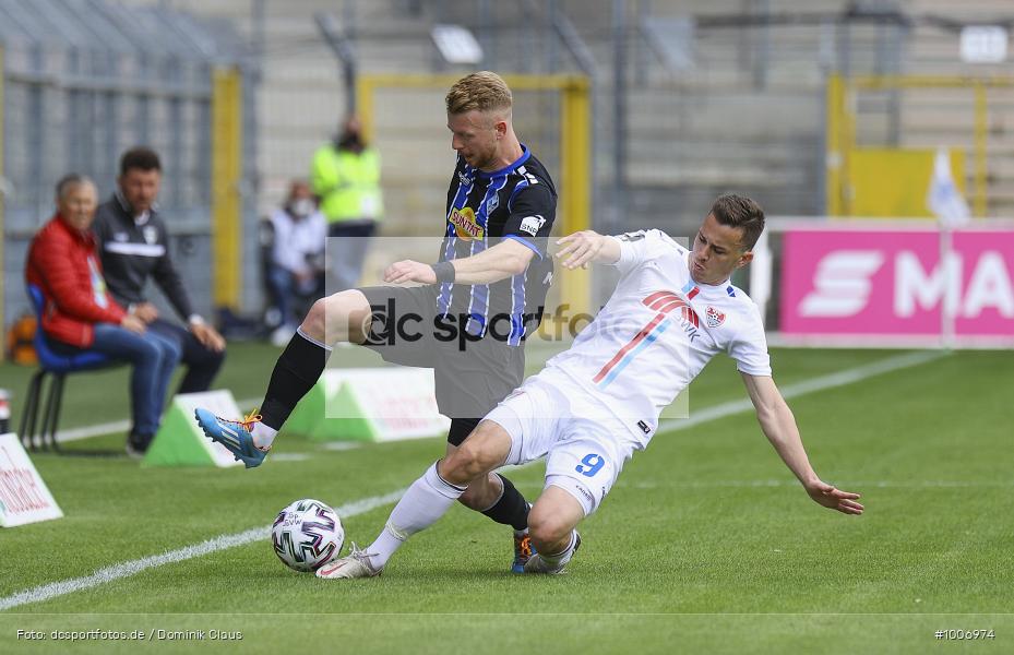 Geisterspiel, COVID-19, Pandemie, KFC Uerdingen, SV Waldhof Mannheim, 3. Liga, Regionalsport, Voetball, Sport, Saison 2020/2021, Le Football, Germany, Futbol, Fussball, Fotball, Deutschland, DFB, Calcio, Aktion, Action - Bild-ID: 1006974