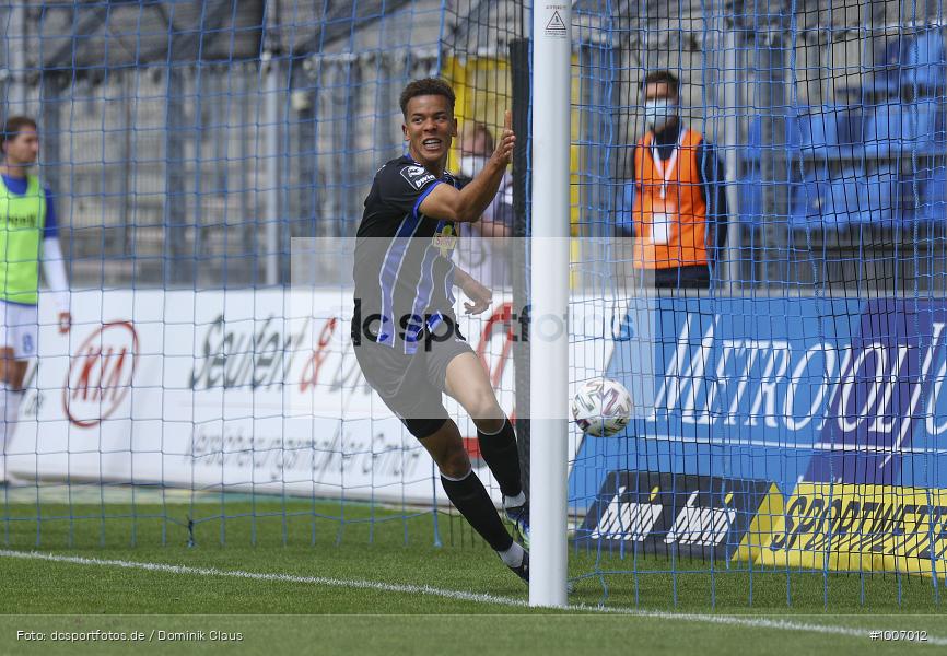 Geisterspiel, COVID-19, Pandemie, KFC Uerdingen, SV Waldhof Mannheim, 3. Liga, Regionalsport, Voetball, Sport, Saison 2020/2021, Le Football, Germany, Futbol, Fussball, Fotball, Deutschland, DFB, Calcio, Aktion, Action - Bild-ID: 1007012