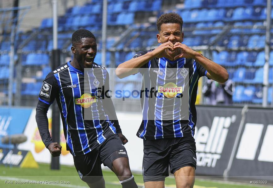 Geisterspiel, COVID-19, Pandemie, KFC Uerdingen, SV Waldhof Mannheim, 3. Liga, Regionalsport, Voetball, Sport, Saison 2020/2021, Le Football, Germany, Futbol, Fussball, Fotball, Deutschland, DFB, Calcio, Aktion, Action - Bild-ID: 1007020