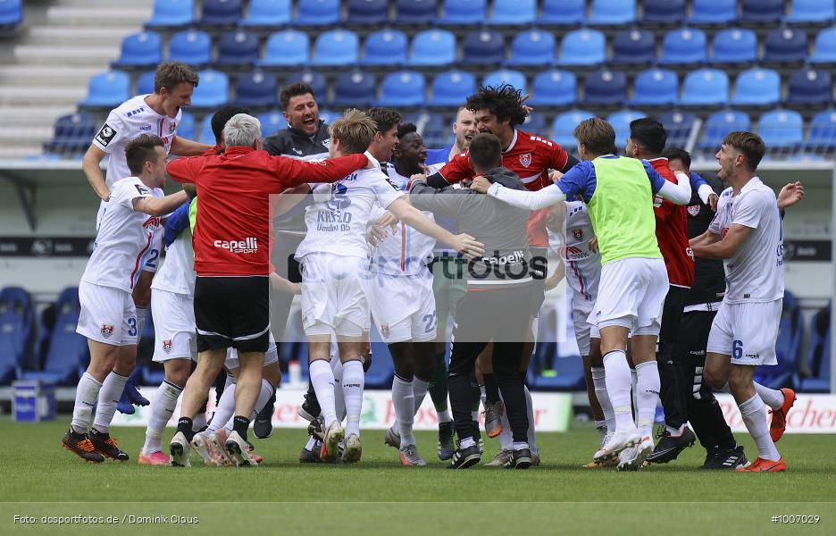 Geisterspiel, COVID-19, Pandemie, KFC Uerdingen, SV Waldhof Mannheim, 3. Liga, Regionalsport, Voetball, Sport, Saison 2020/2021, Le Football, Germany, Futbol, Fussball, Fotball, Deutschland, DFB, Calcio, Aktion, Action - Bild-ID: 1007029