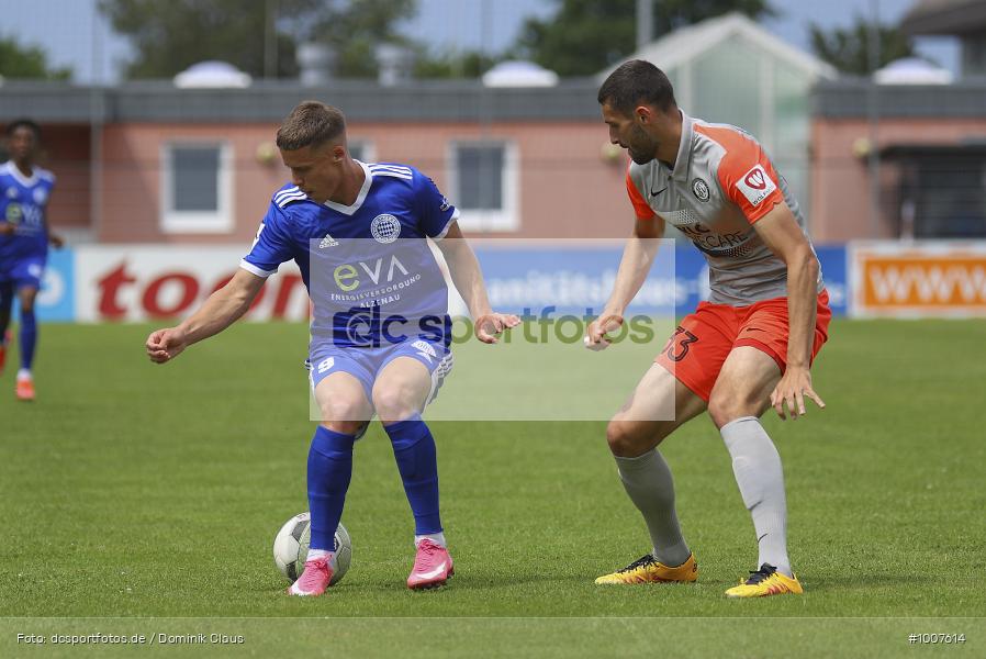 Geisterspiel, COVID-19, Pandemie, SV Elversberg, FC Bayern Alzenau, Regionalliga Südwest, Regionalsport, Voetball, Sport, Saison 2020/2021, Le Football, Germany, Futbol, Fussball, Fotball, Deutschland, DFB, Calcio, Aktion, Action - Bild-ID: 1007614