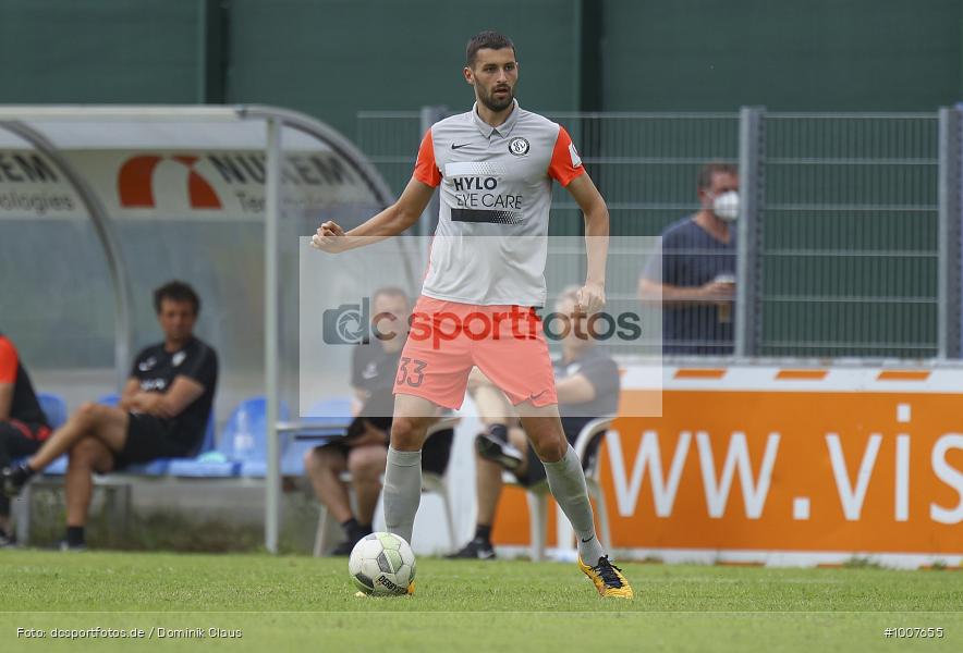 Geisterspiel, COVID-19, Pandemie, SV Elversberg, FC Bayern Alzenau, Regionalliga Südwest, Regionalsport, Voetball, Sport, Saison 2020/2021, Le Football, Germany, Futbol, Fussball, Fotball, Deutschland, DFB, Calcio, Aktion, Action - Bild-ID: 1007655