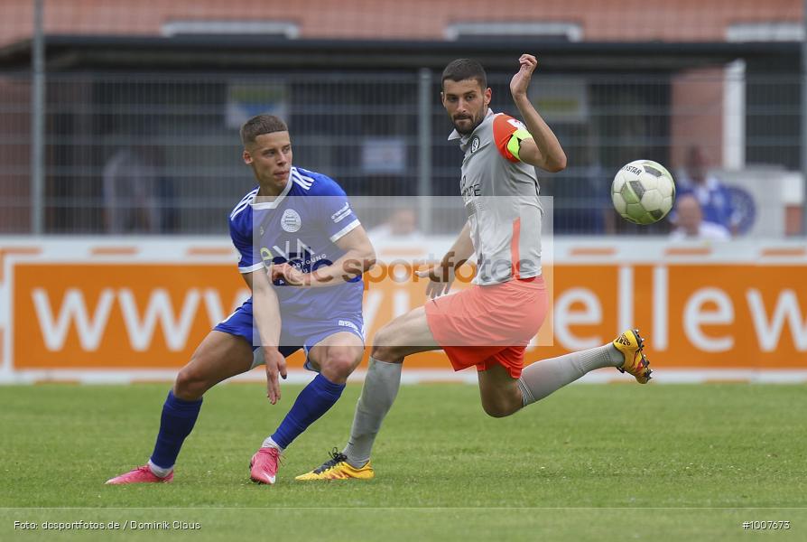 Geisterspiel, COVID-19, Pandemie, SV Elversberg, FC Bayern Alzenau, Regionalliga Südwest, Regionalsport, Voetball, Sport, Saison 2020/2021, Le Football, Germany, Futbol, Fussball, Fotball, Deutschland, DFB, Calcio, Aktion, Action - Bild-ID: 1007673
