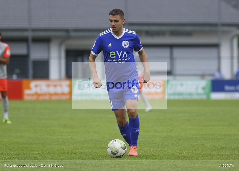 Geisterspiel, COVID-19, Pandemie, SV Elversberg, FC Bayern Alzenau, Regionalliga Südwest, Regionalsport, Voetball, Sport, Saison 2020/2021, Le Football, Germany, Futbol, Fussball, Fotball, Deutschland, DFB, Calcio, Aktion, Action - Bild-ID: 1007676