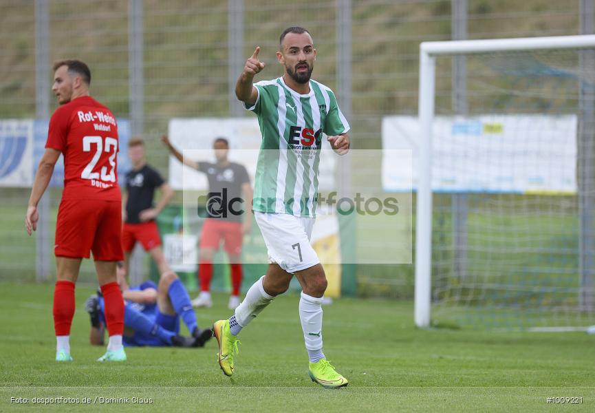 Rot-Weiß Walldorf, VfR Groß-Gerau, Kreispokal, Regionalsport, Voetball, Sport, Saison 2020/2021, Le Football, Germany, Futbol, Fussball, Fotball, Deutschland, DFB, Calcio, Aktion, Action - Bild-ID: 1009221 Rot-Weiß Walldorf, VfR Groß-Gerau, Kreispokal, Regionalsport, Voetball, Sport, Saison 2020/2021, Le Football, Germany, Futbol, Fussball, Fotball, Deutschland, DFB, Calcio, Aktion, Action - Bild-ID: 1009221