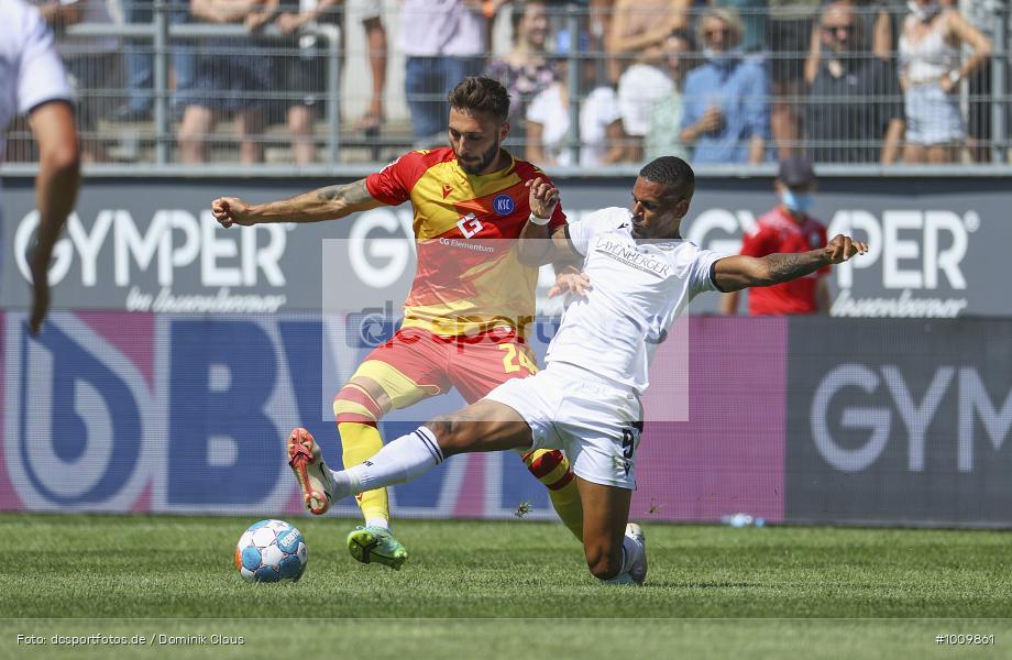Karlsruher SC, SV Sandhausen, 2. Bundesliga, 2. Liga, Voetball, Sport, Le Football, Germany, Futbol, Fotball, Fussball, Deutschland, DFL, DFB, Calcio, 2021/22, Saison 2021/2022 - Bild-ID: 1009861