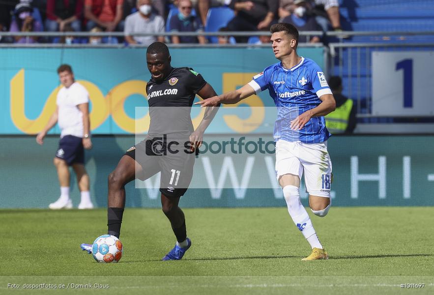 SG Dynamo Dresden, SV Darmstadt 98, 2. Bundesliga, 2. Liga, Voetball, Sport, Le Football, Germany, Futbol, Fotball, Fussball, Deutschland, DFL, DFB, Calcio, 2021/22, Saison 2021/2022 - Bild-ID: 1011697 SG Dynamo Dresden, SV Darmstadt 98, 2. Bundesliga, 2. Liga, Voetball, Sport, Le Football, Germany, Futbol, Fotball, Fussball, Deutschland, DFL, DFB, Calcio, 2021/22, Saison 2021/2022 - Bild-ID: 1011697