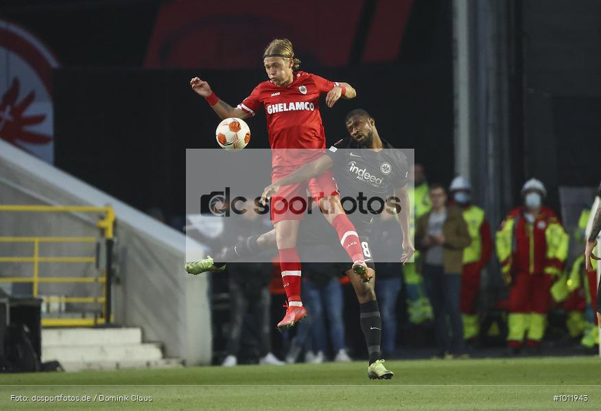 Eintracht Frankfurt, Royal Antwerpen, Royal Antwerp FC, Europa League, UEFA, Voetball, Sport, Le Football, Germany, Futbol, Fotball, Fussball, Deutschland, DFL, DFB, Calcio, 2021/22, Saison 2021/2021 - Bild-ID: 1011943 Eintracht Frankfurt, Royal Antwerpen, Royal Antwerp FC, Europa League, UEFA, Voetball, Sport, Le Football, Germany, Futbol, Fotball, Fussball, Deutschland, DFL, DFB, Calcio, 2021/22, Saison 2021/2021 - Bild-ID: 1011943