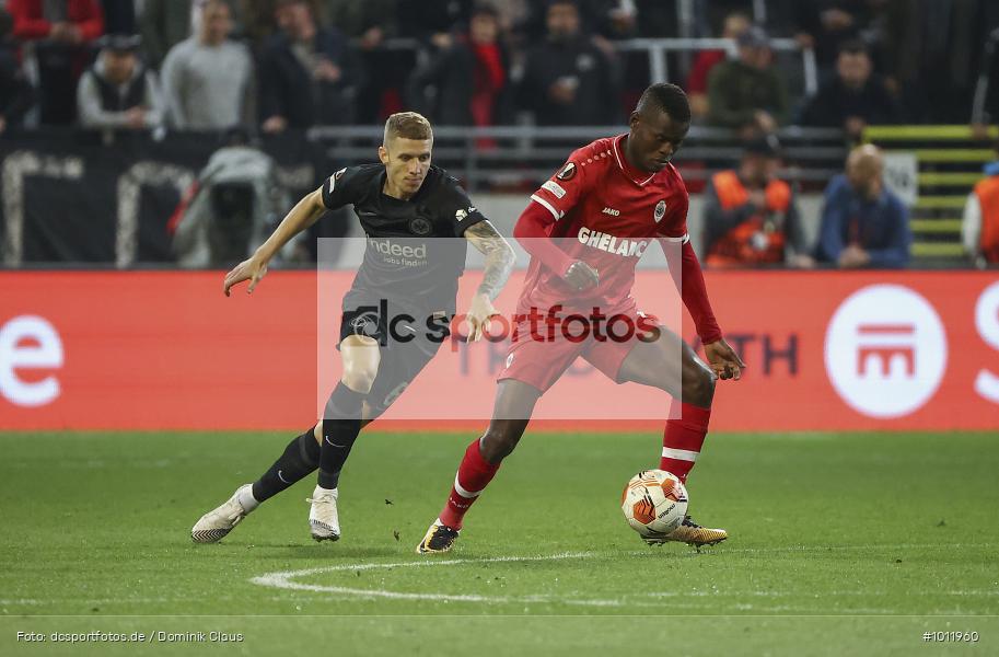 Eintracht Frankfurt, Royal Antwerpen, Royal Antwerp FC, Europa League, UEFA, Voetball, Sport, Le Football, Germany, Futbol, Fotball, Fussball, Deutschland, DFL, DFB, Calcio, 2021/22, Saison 2021/2021 - Bild-ID: 1011960 Eintracht Frankfurt, Royal Antwerpen, Royal Antwerp FC, Europa League, UEFA, Voetball, Sport, Le Football, Germany, Futbol, Fotball, Fussball, Deutschland, DFL, DFB, Calcio, 2021/22, Saison 2021/2021 - Bild-ID: 1011960