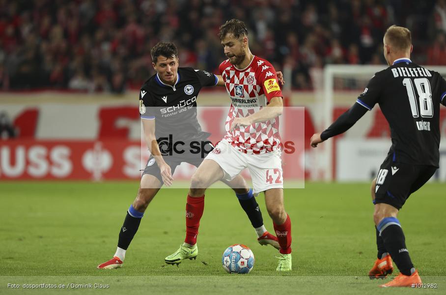 DSC Arminia Bielefeld, 1. FSV Mainz 05, Pokal, DFB-Pokal, Voetball, Sport, Le Football, Germany, Futbol, Fotball, Fussball, Deutschland, DFL, DFB, Calcio, 2021/22, Saison 2021/2021 - Bild-ID: 1012982