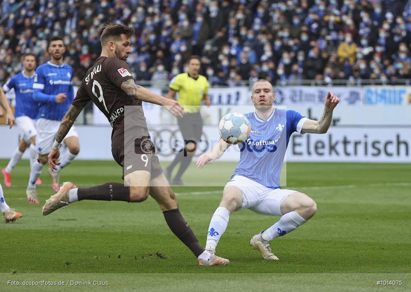 FC St. Pauli, SV Darmstadt 98, 2. Bundesliga, 2. Liga, Voetball, Sport, Le Football, Germany, Futbol, Fotball, Fussball, Deutschland, DFL, DFB, Calcio, 2021/22, Saison 2021/2022 - Bild-ID: 1014075
