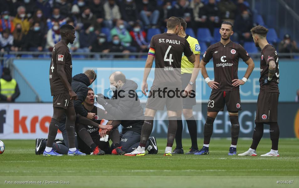 FC St. Pauli, SV Darmstadt 98, 2. Bundesliga, 2. Liga, Voetball, Sport, Le Football, Germany, Futbol, Fotball, Fussball, Deutschland, DFL, DFB, Calcio, 2021/22, Saison 2021/2022 - Bild-ID: 1014087
