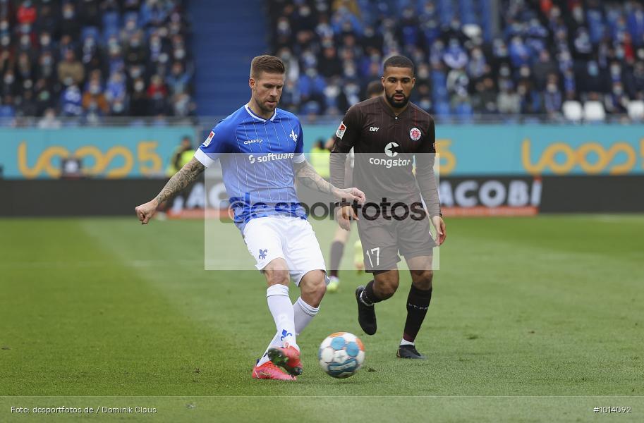 FC St. Pauli, SV Darmstadt 98, 2. Bundesliga, 2. Liga, Voetball, Sport, Le Football, Germany, Futbol, Fotball, Fussball, Deutschland, DFL, DFB, Calcio, 2021/22, Saison 2021/2022 - Bild-ID: 1014092