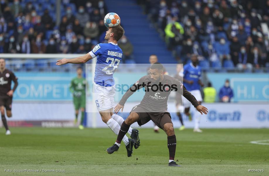 FC St. Pauli, SV Darmstadt 98, 2. Bundesliga, 2. Liga, Voetball, Sport, Le Football, Germany, Futbol, Fotball, Fussball, Deutschland, DFL, DFB, Calcio, 2021/22, Saison 2021/2022 - Bild-ID: 1014093