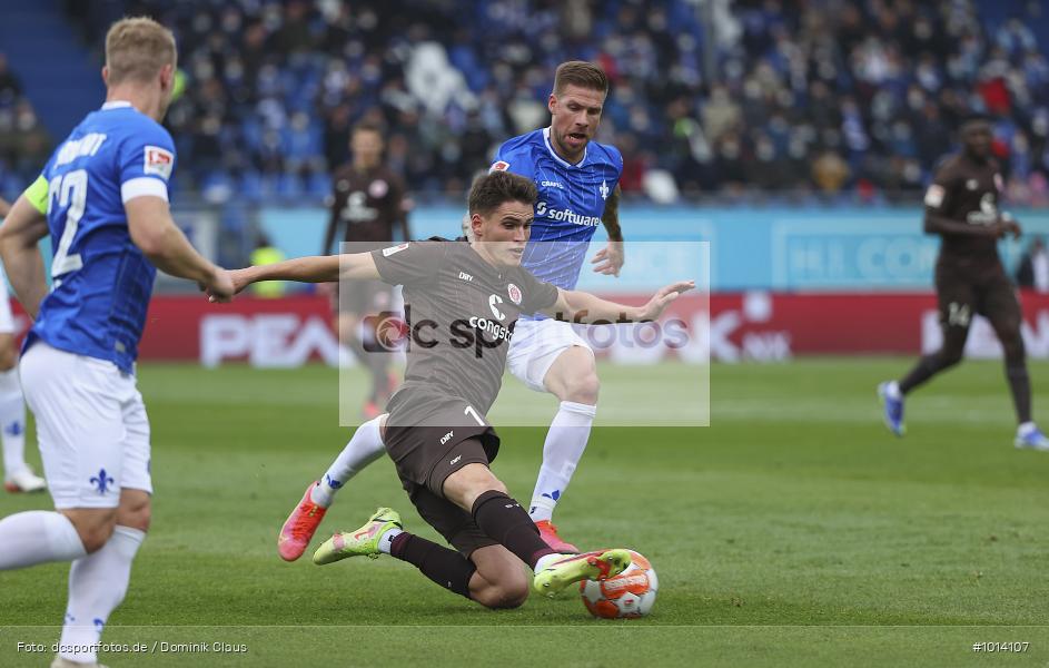 FC St. Pauli, SV Darmstadt 98, 2. Bundesliga, 2. Liga, Voetball, Sport, Le Football, Germany, Futbol, Fotball, Fussball, Deutschland, DFL, DFB, Calcio, 2021/22, Saison 2021/2022 - Bild-ID: 1014107