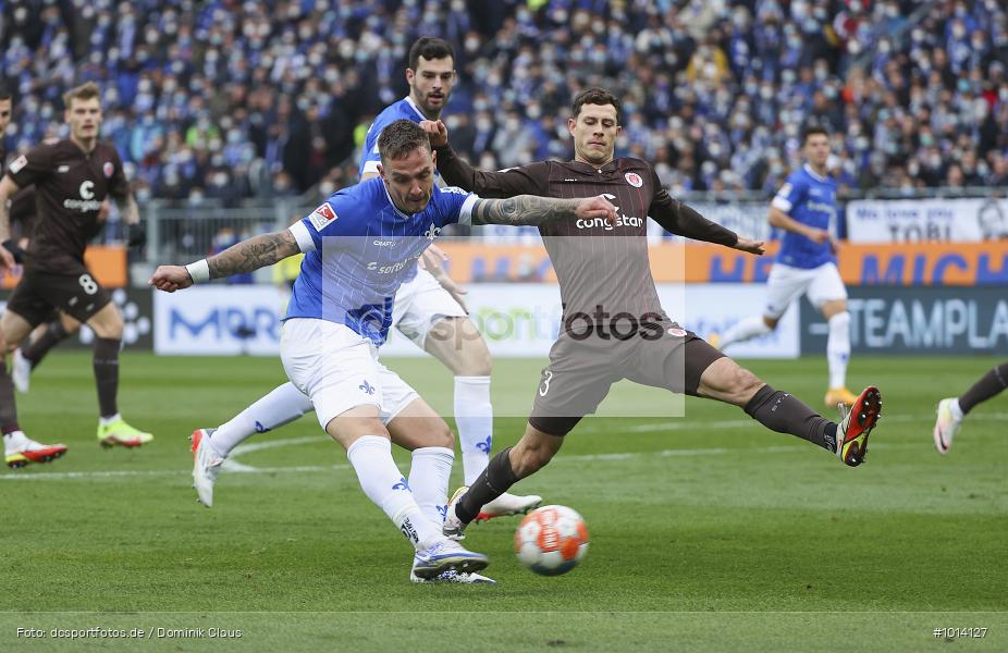 FC St. Pauli, SV Darmstadt 98, 2. Bundesliga, 2. Liga, Voetball, Sport, Le Football, Germany, Futbol, Fotball, Fussball, Deutschland, DFL, DFB, Calcio, 2021/22, Saison 2021/2022 - Bild-ID: 1014127