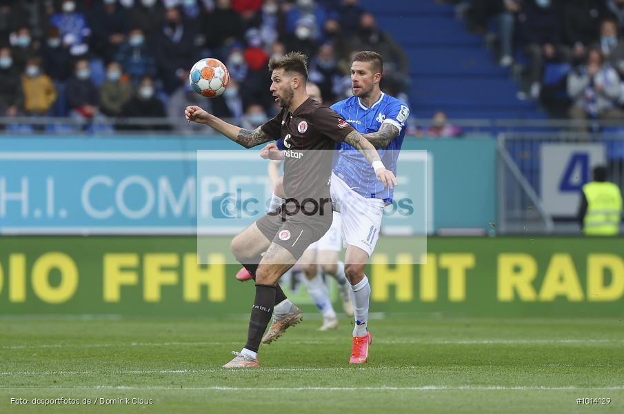 FC St. Pauli, SV Darmstadt 98, 2. Bundesliga, 2. Liga, Voetball, Sport, Le Football, Germany, Futbol, Fotball, Fussball, Deutschland, DFL, DFB, Calcio, 2021/22, Saison 2021/2022 - Bild-ID: 1014129