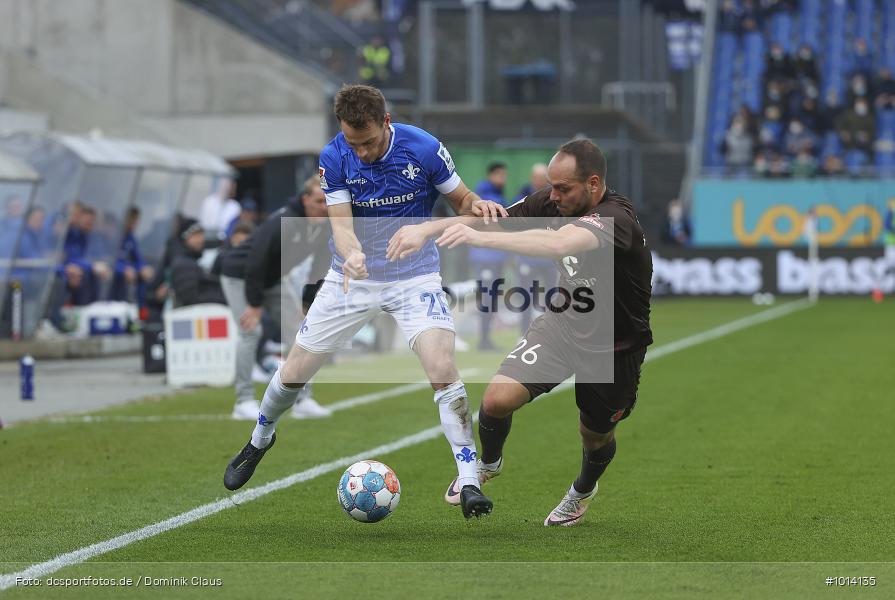 FC St. Pauli, SV Darmstadt 98, 2. Bundesliga, 2. Liga, Voetball, Sport, Le Football, Germany, Futbol, Fotball, Fussball, Deutschland, DFL, DFB, Calcio, 2021/22, Saison 2021/2022 - Bild-ID: 1014135